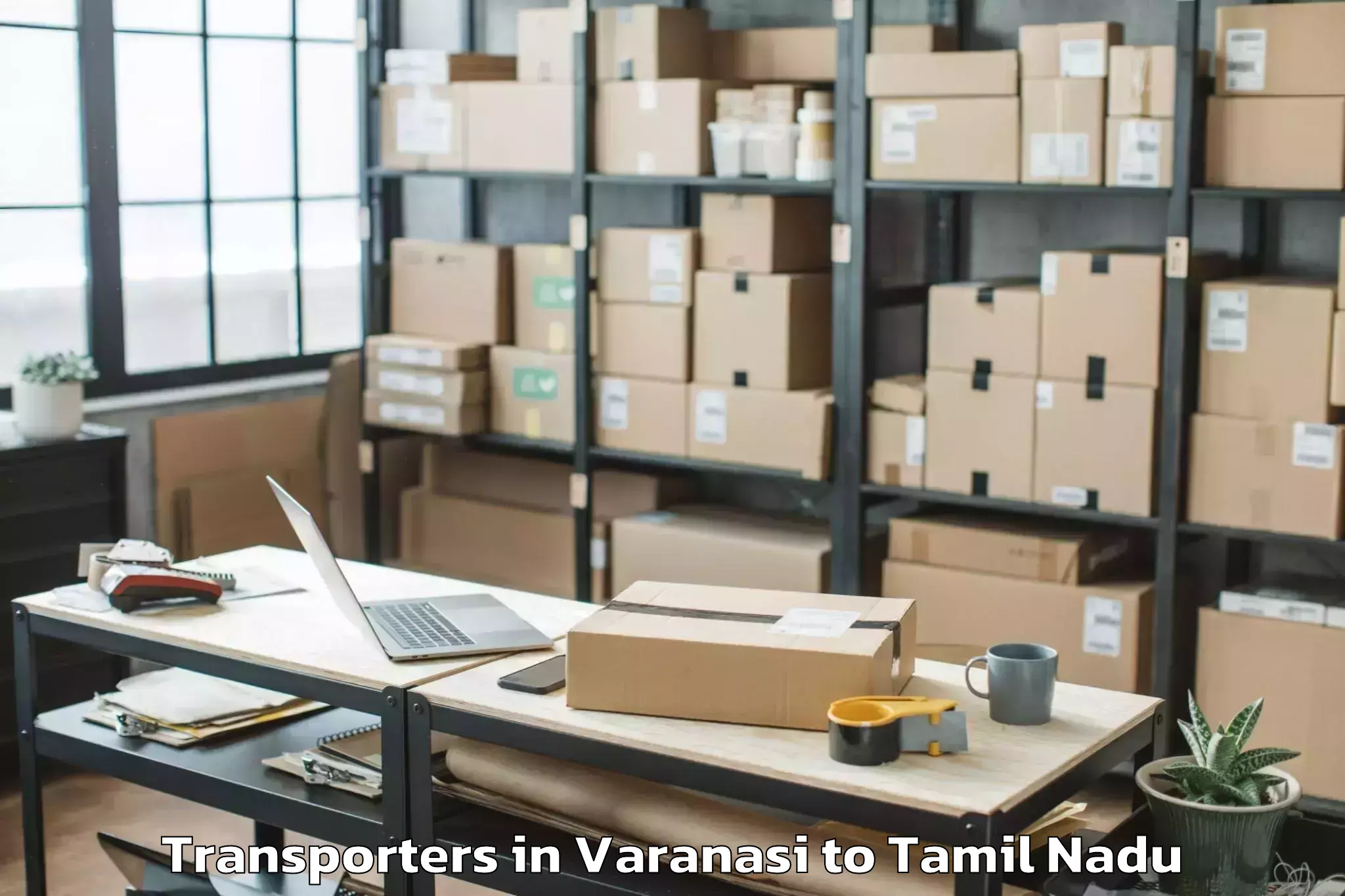 Book Varanasi to Peranamallur Transporters Online